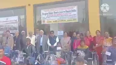 कुचामन सिटी: कुचामन में आयोजित तीन दिवसीय दिव्यांग शिविर में 984 दिव्यांगों को मिला लाभ, गोदी में आए दिव्यांग चलकर गए