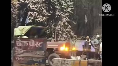 बगहा: रामनगर में ओवरलोड गन्ना लदी गाड़ियों का परिचालन