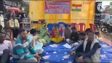 ब्यावरा: गौ माता के संरक्षण को लेकर ब्यावरा शहर के पीपल चौराहे पर महिला कांग्रेस जिलाध्यक्ष उपवास पर बैठीं