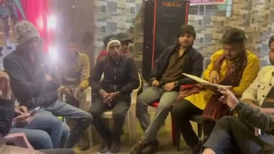 रफीगंज: शहर की बड़ी दुर्गा देवी स्थान को रंग-बिरंगी लाइटों से सजाया गया, कार्यक्रम की तैयारी हुई संपन्न