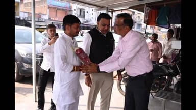 શહેરા: ગુજરાત પ્રદેશ ભાજપ મહામંત્રી હિતેન્દ્રસિંહ ચૌહાણનું ધારાસભ્ય કાર્યાલય ખાતે સ્વાગત કરાયું હતું