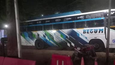 नीमच नगर: यातायात पुलिस की कार्रवाई: एक घंटा बस लेट होने पर थाने में करवाई खड़ी