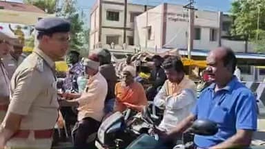 அரியலூர்: பிட் நோட்டீஸ் கொடுப்பதற்காக வரவில்லை- வாகன ஓட்டிகள் ஹெல்மெட் அணிந்து ஒத்துழைப்பு அளிக்க வேண்டுமென எஸ்பி அறிவுரை