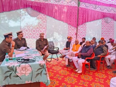 दिनांक 21.01.2026 को IGP रेंज #भरतपुर श्री कैलाश चंद्र बिश्नोई द्वारा एसपी #डीग ओमप्रकाश मीना के साथ CO ऑफिस #नगर व थाना...