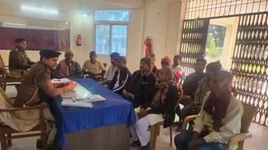 श्रीनगर: सरस्वती पूजा को लेकर श्रीनगर थाना में आयोजित की गई शांति समिति की बैठक