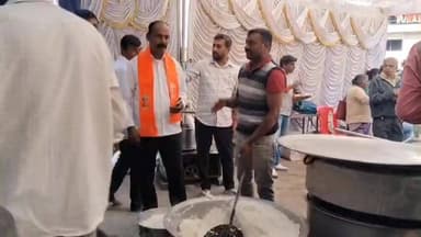 ಮಡಿಕೇರಿ: ಅಯೋಧ್ಯೆಯಲ್ಲಿ ರಾಮಮಂದಿರ ಪ್ರತಿಷ್ಠಾಪಿಸಿ 2 ವರ್ಷ ಹಿನ್ನಲೆ, ನಗರದಲ್ಲಿ ಬೃಹತ್ ಅನ್ನದಾನ ನಡೆಯಿತು