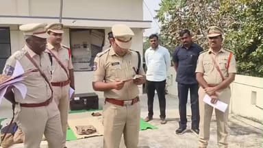 గంభీరావుపేట: ముస్తాబాద్ పోలీస్ స్టేషన్ ను తనిఖీ చేసిన రాజన్న సిరిసిల్ల జిల్లా ఎస్పీ మహేష్ బి.గీతే