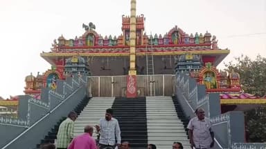 జగిత్యాల: అయోధ్య బాల రాముడు విగ్రహ ప్రాణ ప్రతిష్ట రెండవ వార్షికోత్సవాం సందర్భంగా* శ్రీ సీతారామాంజనేయ స్వామి ఆలయంలో పూజలు