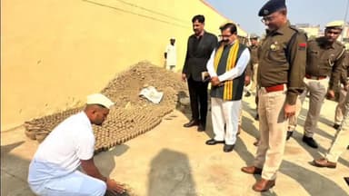 नांगल राजावतान: माटी कला बोर्ड के अध्यक्ष प्रहलाद राय टाक ने विशिष्ट केन्द्रीय कारागृह श्यालावास का किया अवलोकन, कार्य की प्रशंसा की