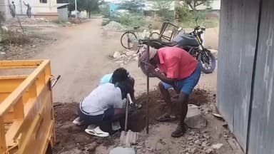 விளாத்திகுளம்: குருவார்பட்டி கிராமத்தில் குடிநீர் குழாய் அடைப்பு சரி செய்த நிர்வாகம்