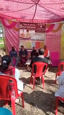 हिमाचल प्रदेश ग्रामीण बैंक द्वारा गांव खरोटा (रप्पड़) में कैंप का आयोजन कर लोगों को विभिन्न योजनाओ से कराया अवगत