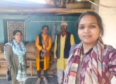 भैयाथान: कसकेला में धान का भौतिक सत्यापन, 230 क्विंटल धान का रकबा समर्पित