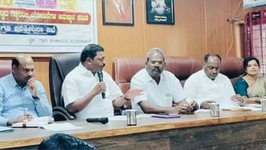 ಕೊಪ್ಪಳ: ತಾಲೂಕಿನ ಪಂಚ ಗ್ಯಾರಂಟಿ ಯೋಜನೆಗಳ ಪ್ರಗತಿ ಪರಿಶೀಲನಾ ಸಭೆ ಬಾಲಚಂದ್ರನ ಅಧ್ಯಕ್ಷತೆಯಲ್ಲಿ ಮುನಿರಾಬಾದನಲ್ಲಿ ಯಶಸ್ವಿ