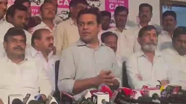 సిరిసిల్ల: సిరిసిల్ల బిఆర్ఎస్ భవన్ లో మీడియాతో మాట్లాడిన మాజీ మంత్రి కేటీఆర్