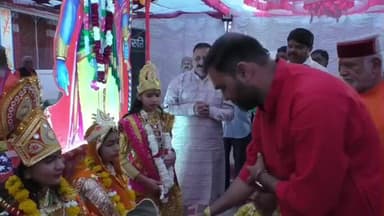 नागदा: नागदा में नौ दिवसीय राम कथा का समापन