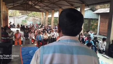 শান্তিরবাজার: জি রাম জি প্রকল্প বাতিল করে এমজিএনরেগা চালু করার দাবিতে শান্তিরবাজার ড্রপগেইট এলাকায় কনভেনশন সংগঠিত করা হয়