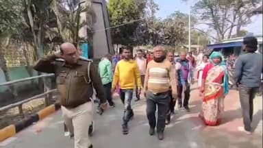 ভরতপুর ১: অতিরিক্ত কাজের চাপ ও আতঙ্কের অভিযোগ, ভরতপুরে স্মারকলিপি কর্মসূচি RSP-এর