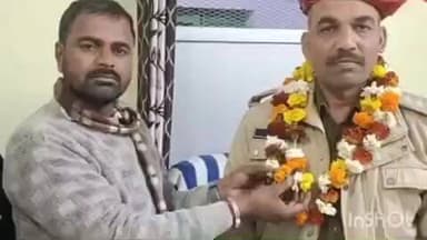 अरैन: नवनियुक्त आरी थाना प्रभारी रोशन सांवरिया ने किया पदभार ग्रहण, भाजपा कार्यकर्ताओं ने किया स्वागत एवं अभिनंदन