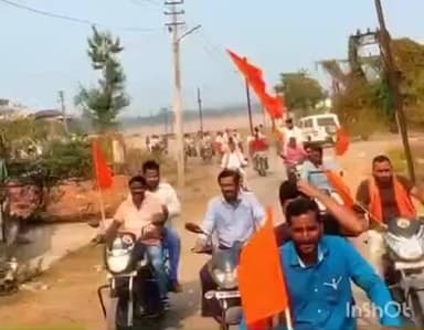 गडचिरोली: अयोध्या श्रीराम लला प्राणप्रतिष्ठा दिनानिमित्त सिरोंचात बाईक रैली चे आयोजन