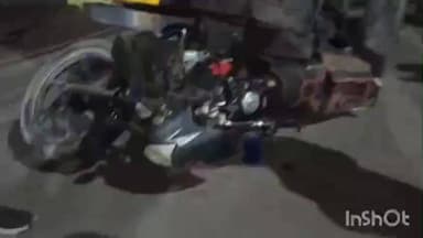 कोरबा: ट्रांसपोर्ट नगर में फिर हुआ हादसा, ट्रेलर की चपेट में आया बाइक सवार, देखिए वीडियो