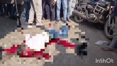 इस्लामनगर अलीगंज: सिकंदरा में भीषण सड़क हादसा, ट्रक की चपेट में आए बाइक सवार युवक, एक की मौत, दो घायल