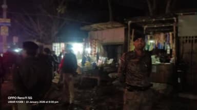 गोगरी एसडीपीओ साक्षी कुमारी के नेतृत्व मे सरस्वती पुजा मे शाति वयवस्था को लेकर पुलिस प्रशासन द्वारा फ्लैग मार्च किय।