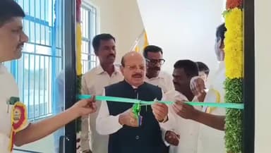 ಶಿರಾ: ಸೀಬಿ ಅಗ್ರಹಾರದಲ್ಲಿ ಶಾಸಕ ಟಿ. ಬಿ. ಜಯಚಂದ್ರ ಅವರಿಂದ ಗ್ರಾಮ ಪಂಚಾಯಿತಿ ನೂತನ ಕಟ್ಟಡ ಉದ್ಘಾಟನೆ