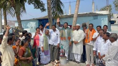 పరిగి: మాలెమోనిగూడ గ్రామం లో బోరు మోటర్ ను ప్రారంభించిన ఎమ్మెల్యే రామ్మోహన్ రెడ్డి