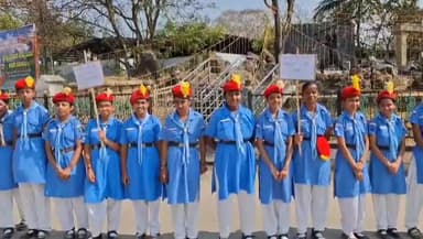 ಚಿತ್ರದುರ್ಗ: ಚಿತ್ರದುರ್ಗದಲ್ಲಿ ರಸ್ತೆ ಸುರಕ್ಷತಾ ಜಾಥ ನಡೆಸಲಾಯಿತು