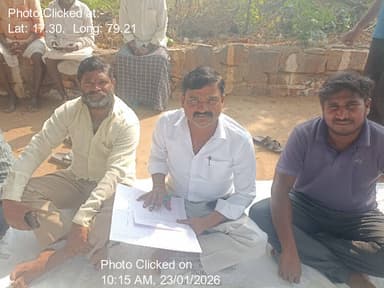 బొమ్మలరామారం: 23-Jan-26 : 16Th Round Social Audit Grama Sabha Kakkireni Gp