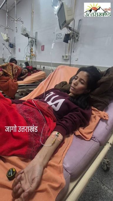 शासन - प्रशासन से तगं आकर टिहरी गढवाल प्रतापनगर छेत्र की सरीता थलवाल नें की आत्महत्या की कोशिश