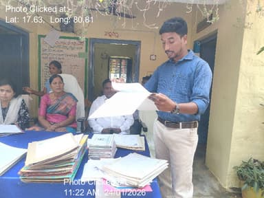 బూర్గంపహాడ్: 24-Jan-26 : 18Th Round Social Audit Report Nregs Paras Discussion