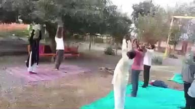 पिड़ावा: सूर्य सप्तमी पर कोटड़ी में आयोजित हुआ योग कार्यक्रम