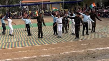 बकानी: बकानी पंचायत समिति प्रांगण में 77वाँ गणतंत्र दिवस समारोहपूर्वक सम्पन्न हुआ