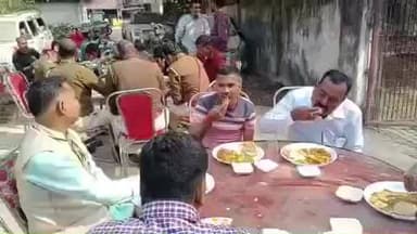 पंडौल: मधुबनी नगर थाना परिसर में गणतंत्र दिवस पर महाभंडारे का आयोजन