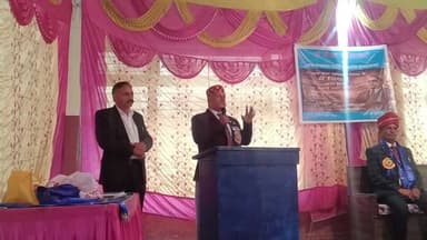 घुमारवीं में पे बैक सोसाइटी द्वारा गणतंत्र दिवस के मौके पर आयोजित कार्यक्रम