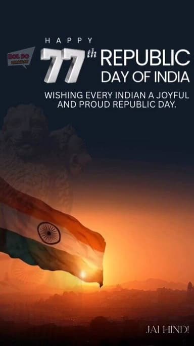 Happy Republic Day to all of you 🇮🇳