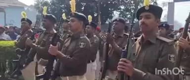 हरलाखी: हरलाखी थाना परिसर में धूमधाम से मनाया गया 77वां गणतंत्र दिवस