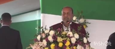 बेनीपट्टी: अररिया में समृद्धि यात्रा को संबोधित करते बिहार के पर्यटन व कला संस्कृति मंत्री अरुण शंकर प्रसाद