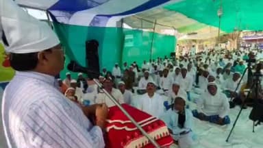 বিষ্ণুপুর ১: আমগাছিয়া এলাকায় হযরত মাওলানা সুফি মুফতি আজন গাজী বাৎসরিক অনুষ্ঠানে উপস্থিত হন দিলীপ মন্ডল