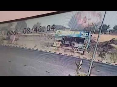 उपमुख्यमंत्री अजित पवार यांच्या विमान अपघाताचं थरारक CCTV आला समोर