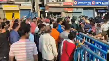 আমডাঙা: রাজ্যে ঘটে যাওয়া বিভিন্ন হিন্দুদের ওপর অত্যাচারের ঘটনার প্রতিবাদে ব্যারাকপুর পুলিশ কমিশনারেট কার্যালয় অভিযান বঙ্গীয় হ