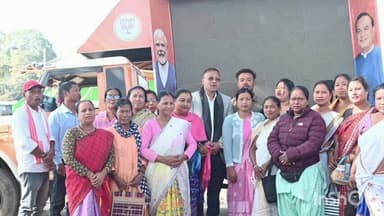 টিংখং: বেটনি চাৰিআলিত বিজেপি সংকল্প পত্ৰৰ
প্ৰস্তুতি আৰু পৰামৰ্শৰ প্ৰদান অনুষ্ঠানত অংশ ল'লে মন্ত্ৰী বিমল বৰাই