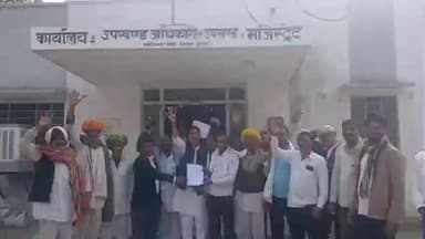 नसीराबाद: नसीराबाद उपखंड अधिकारी के समक्ष किसानों ने रखा विरोध, भारतमाला परियोजना निरस्त करने की मांग