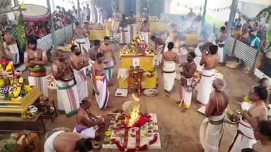 ஸ்ரீபெரும்புதூர்: மணிமங்கலம் அருள்மிகு ஸ்ரீ இராஜகோபால சுவாமி திருக்கோயில் கும்பாபிஷேகம் நடைபெற்றது