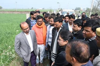 *जिला कलक्टर ने खण्डार क्षेत्र में सरसों, गेहूं, टमाटर, मिर्च की फसलों में ओलावृष्टि से हुए नुकसान का लिया जायजा*
*खेतो...