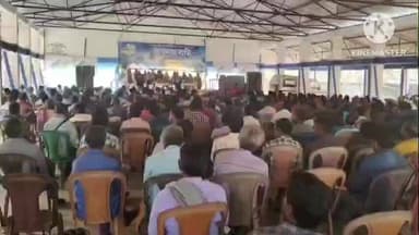 নয়াগ্রাম: খড়িকামাথানীতে আয়োজিত ‘বাংলার বাড়ি’ প্রকল্পের দ্বিতীয় পর্বের কিস্তির টাকা প্রদানের উদ্বোধনী অনুষ্ঠান