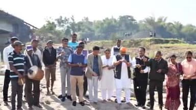 મહુવા: તાલુકામાં રૂ.૩.૧૪ કરોડના ખર્ચે નિર્માણ પામનાર ૪ ચેકડેમોનું ધારાસભ્યશ્રી મોહનભાઈ ધનજીભાઈ ઢોડિયાના હસ્તે ખાતમુહૂર્ત