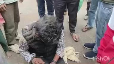 भितरवार: नगर भितरवार की गल्ला मंडी के पास बाइक गिरने से युवक घायल