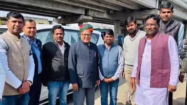 टांटोटी: राजस्थान धरोवर प्राधिकरण अध्यक्ष ओंकार सिंह और भाजपा जिलाध्यक्ष ने अल्प प्रवास के दौरान बांदनवाड़ा व बिजयनगर में ठहराव किया